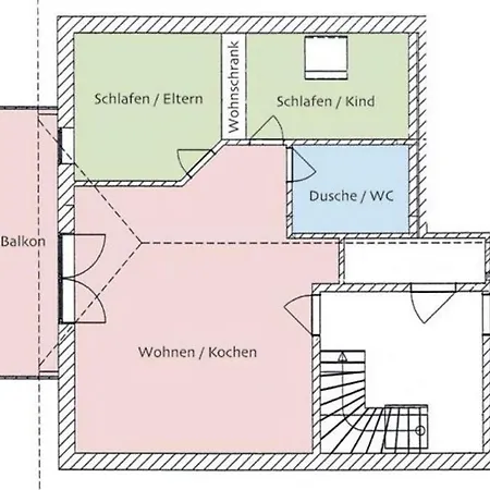 4 Sterne Feuerstein Mit Balkon Апартаменты
